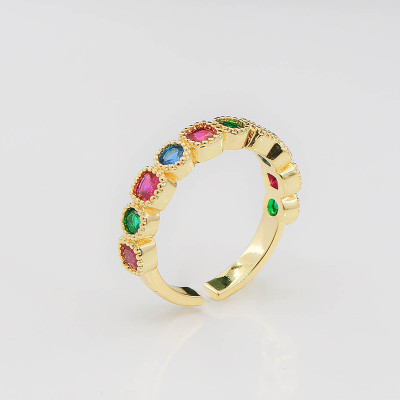 Anillo en covergold Rodinado