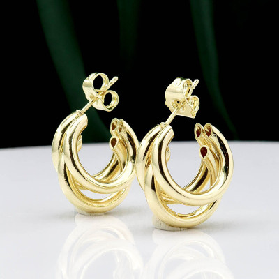 Aretes en covergol Rodinado