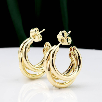 Aretes en covergol Rodinado