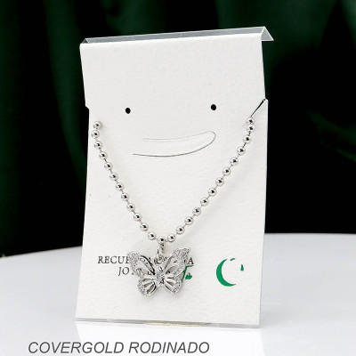 Set de mariposa en covergold Rodinado