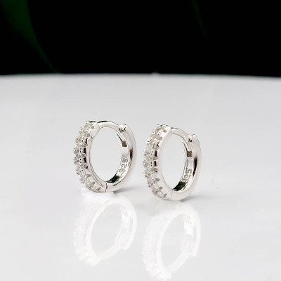 Candonga en plata ley 295 con baño en Rodio