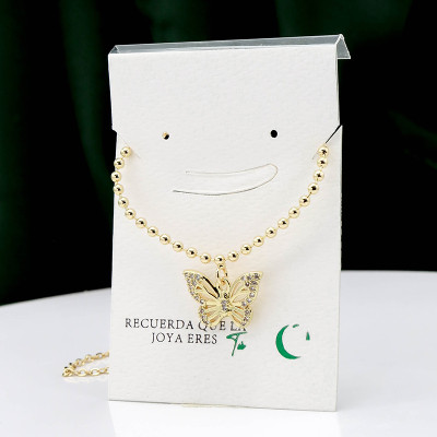 Set de mariposa en covergold Rodinado