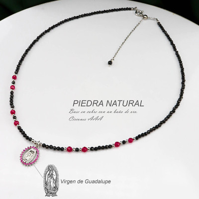 Collar de piedra natural Onix