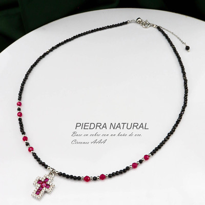 Collar de piedra natural Onix