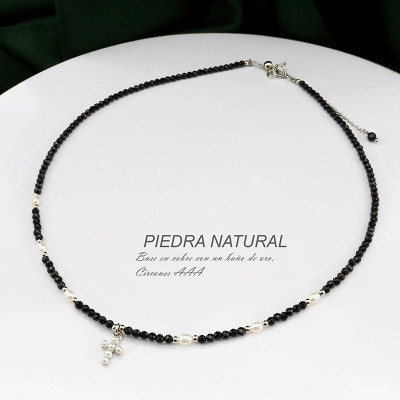 Collar de piedra natural Onix