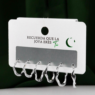 Set de Candongas x3 en Covergold Rodinado