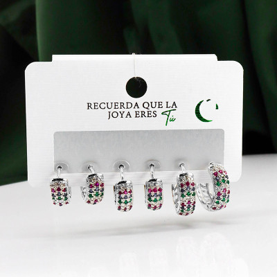 Set de Candongas x3 en Covergold Rodinado