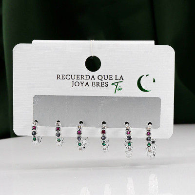 Set de Candongas x3 en Covergold Rodinado