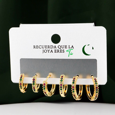 Set de Candongas x3 en Covergold Rodinado