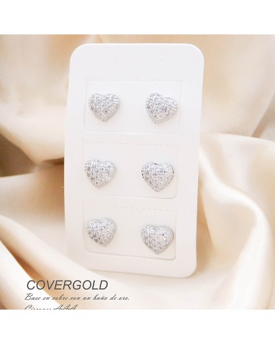Aretes En Forma De Corazón