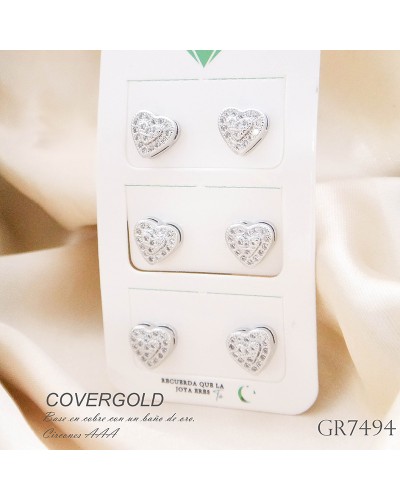 Set De Aretes En Covergold