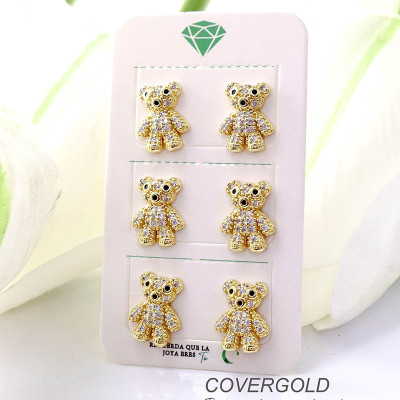 Arete de balín chunky en covergold