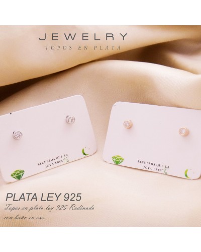 Aretes En Plata Ley 925
