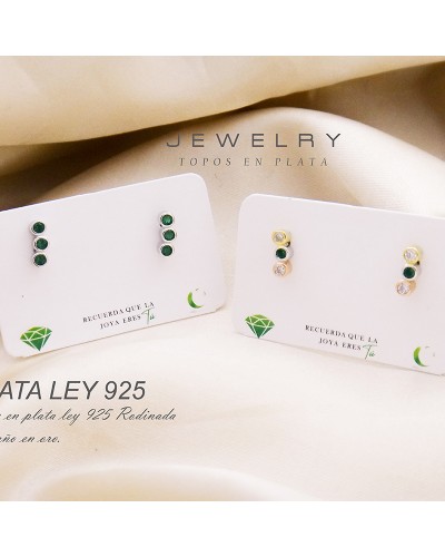 Aretes En Plata Ley 925
