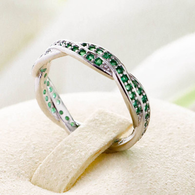 Anillo melcocha en plata ley 925