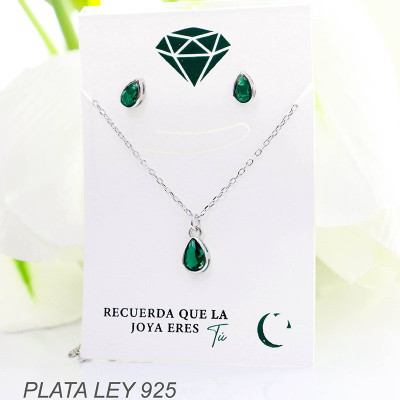 Set en plata ley 925