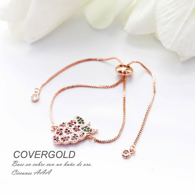 Pulsera de fruta en covergold