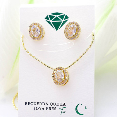 Collar con dije en covergold