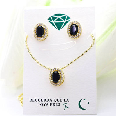 Collar con dije en covergold