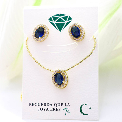 Collar con dije en covergold