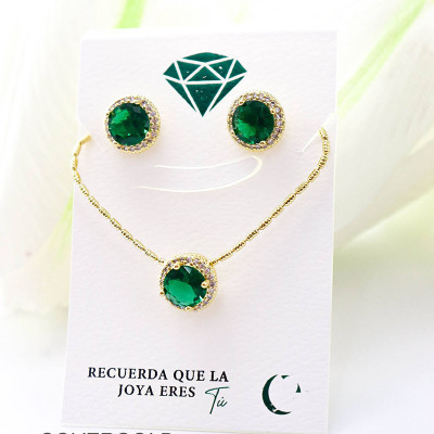 Collar con dije en covergold