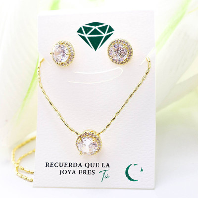 Collar con dije en covergold