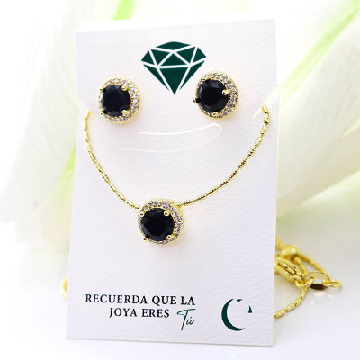 Collar con dije en covergold