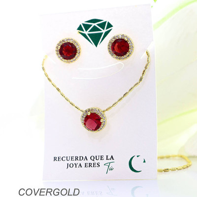 Collar con dije en covergold
