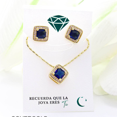 Collar con dije en covergold