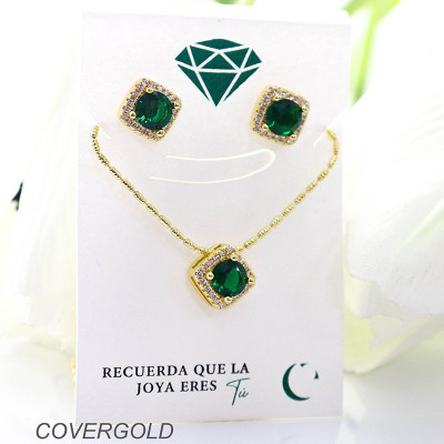 Collar con dije en covergold