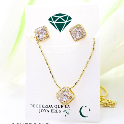 Collar con dije en covergold