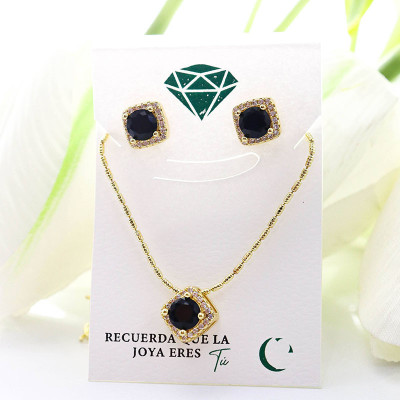 Collar con dije en covergold