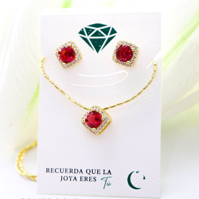 Collar con dije en covergold