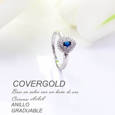 Anillo ajustable en covergold