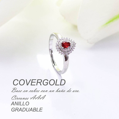 Anillo ajustable en covergold