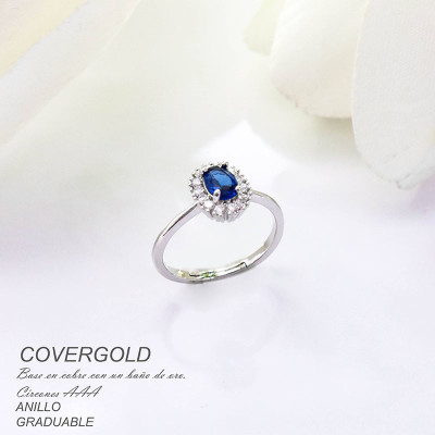 Anillo ajustable en covergold