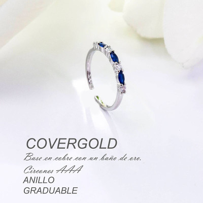 Anillo ajustable en covergold