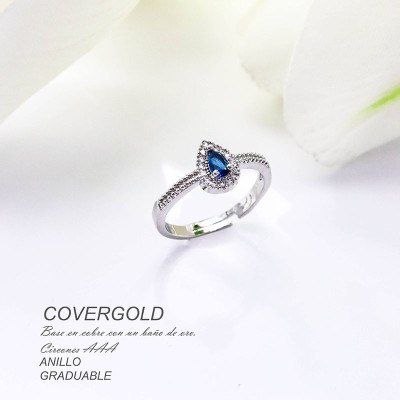 Anillo ajustable en covergold