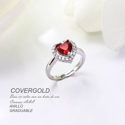 Anillo ajustable en covergold