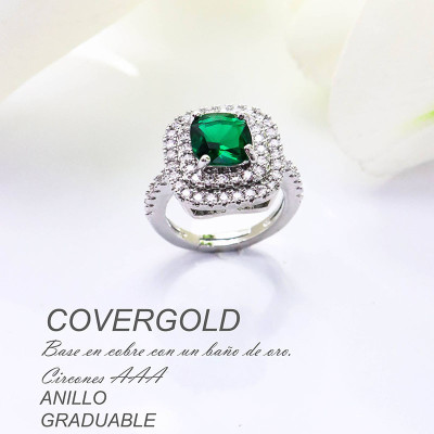 Anillo ajustable en covergold