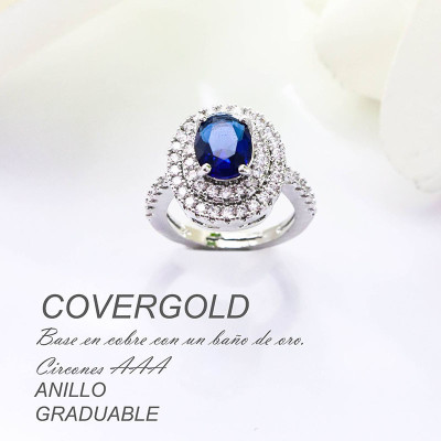Anillo ajustable en covergold