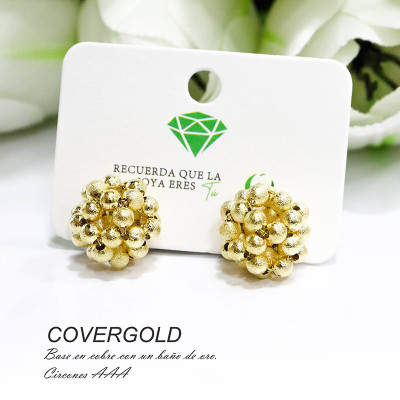 Aretes chunky en Rodio