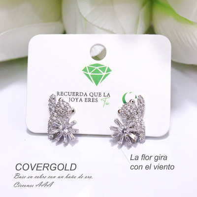 Aretes de oso en covergold